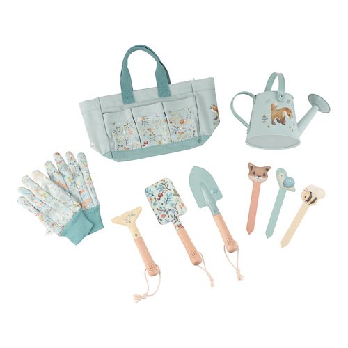 Set de regalo de jardinería 10 piezas Forest Friends Blue - Little Dutch