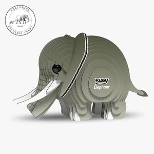 EUGY 010 Elephant - Rompecabezas 3D Sustentable
