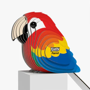 EUGY 023 Parrot - Rompecabezas 3D Sustentable