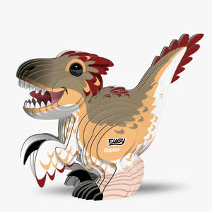 EUGY 065 Raptor - Rompecabezas 3D Sustentable
