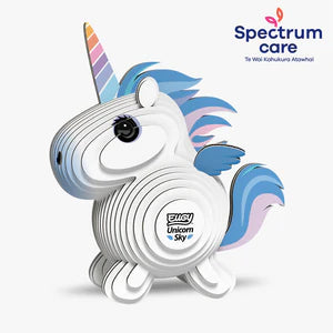 EUGY 069 Unicorn Sky - Rompecabezas 3D Sustentable