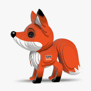 EUGY 072 Red Fox - Rompecabezas 3D Sustentable