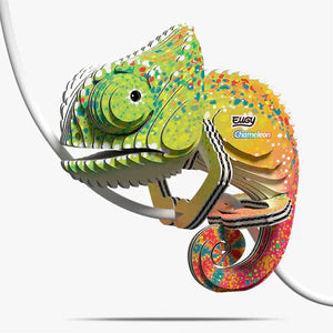 EUGY 075 Chameleon - Rompecabezas 3D Sustentable