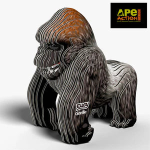 EUGY 077 Gorilla - Rompecabezas 3D Sustentable