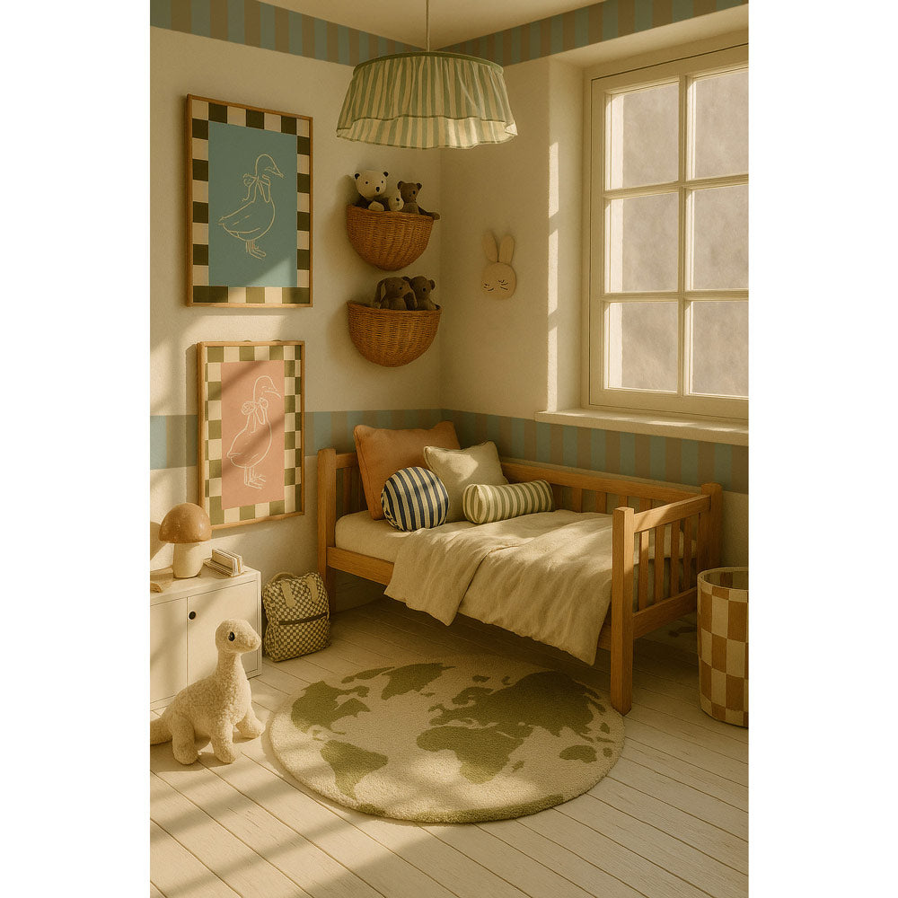 Cenefa Ancha Azul y Verde (Border Wide Blue Green) – Dekornik