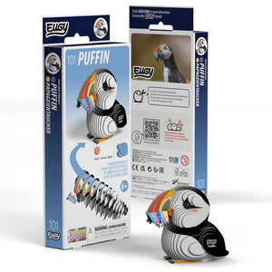 EUGY 101 Puffin - Rompecabezas 3D Sustentable