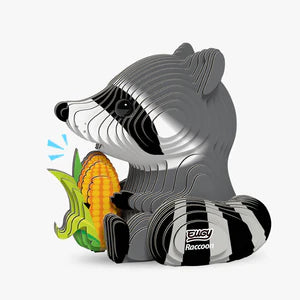 EUGY 103 Raccoon - Rompecabezas 3D Sustentable