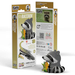 EUGY 103 Raccoon - Rompecabezas 3D Sustentable