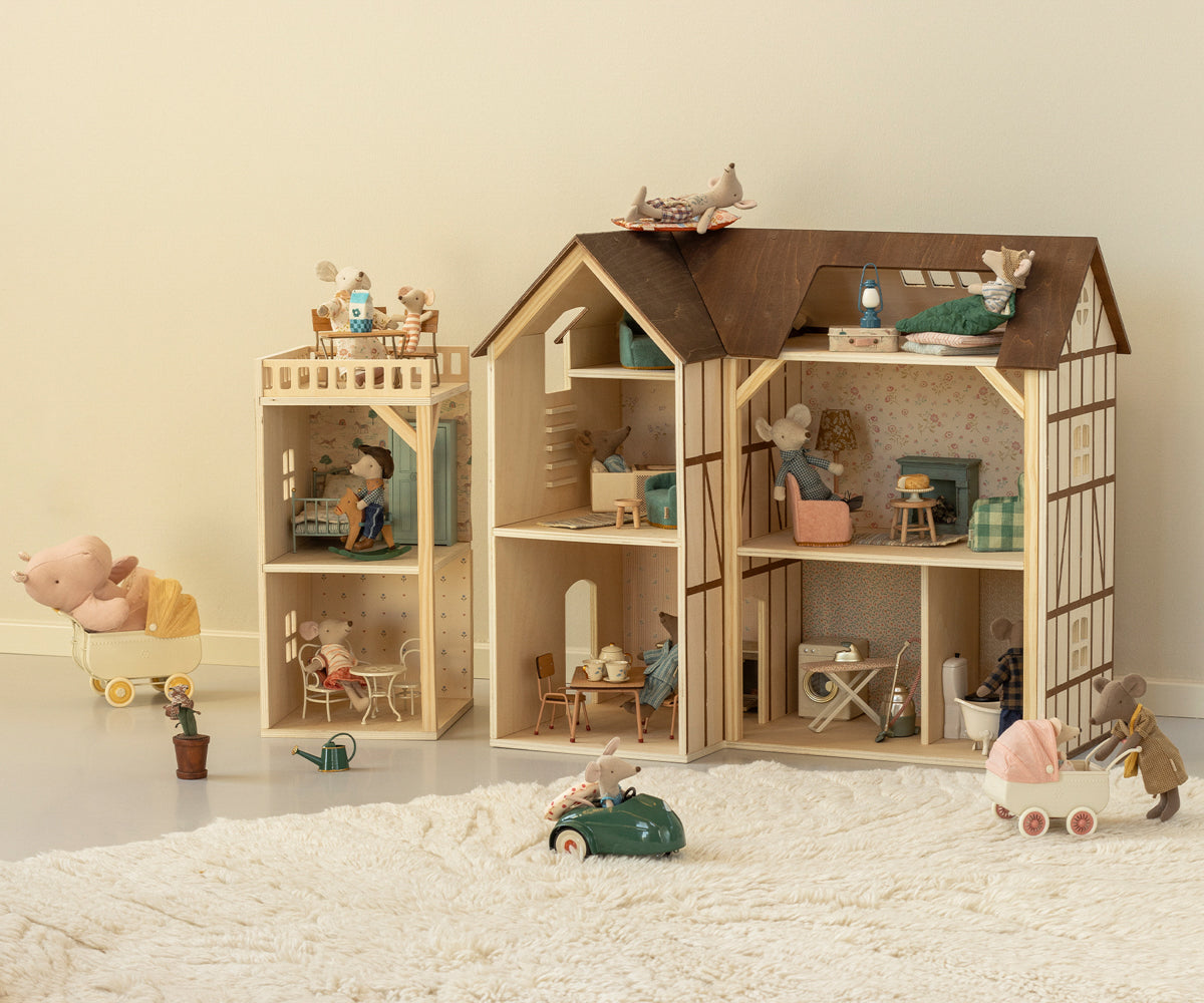Papel pintado adhesivo para anexo Mouse Hole Farmhouse - Maileg