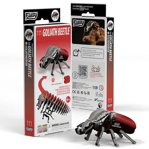 EUGY 111 Goliath Beetle - Rompecabezas 3D Sustentable