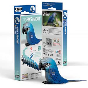 EUGY 123 Spix's Macaw - Rompecabezas 3D Sustentable