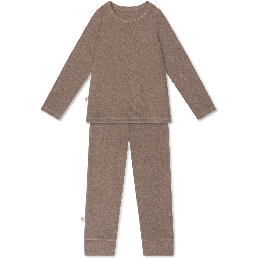 Pijama Infantil Christer - Brown Melange – That’s Mine