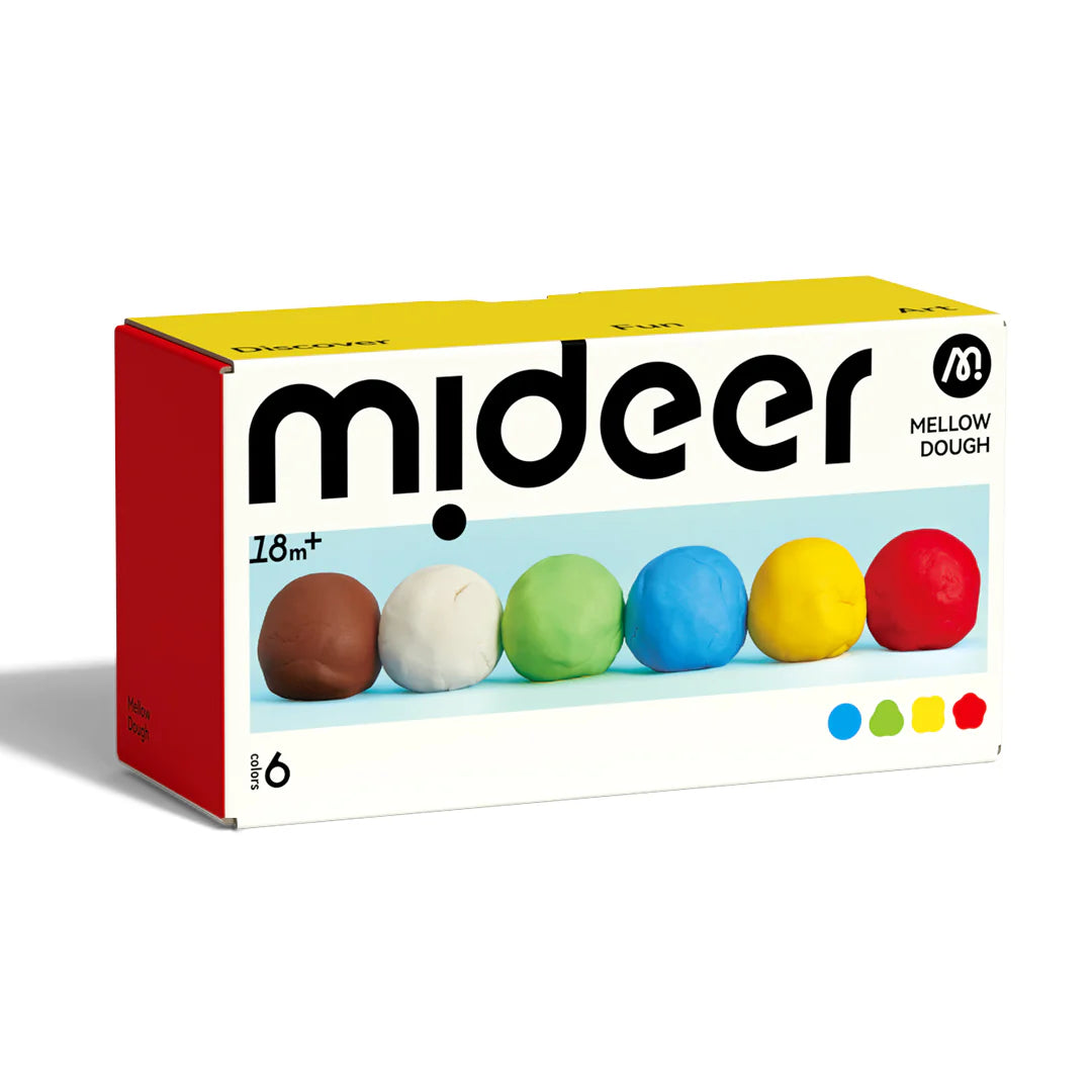 Plasticina mideer (6 colores)