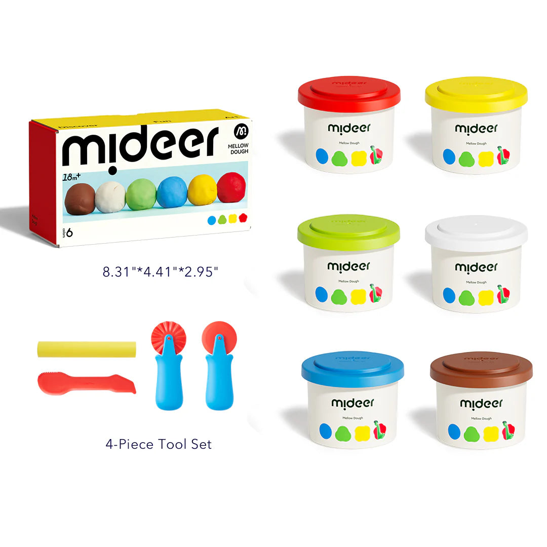 Plasticina mideer (6 colores)
