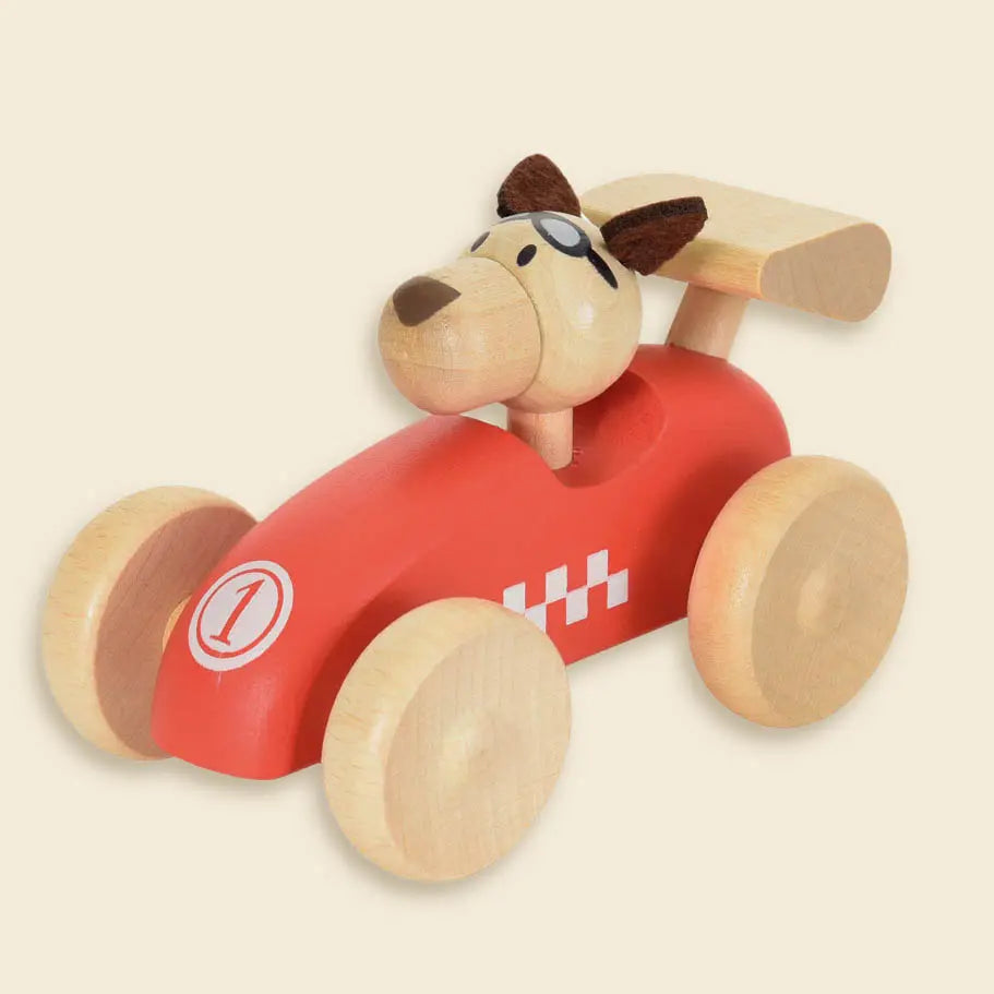 Egmont Toys Perrito en Bólido de Madera
