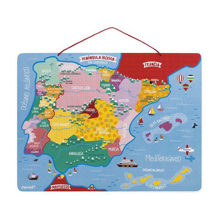 Mapa Magnético de la Península Ibérica - Janod