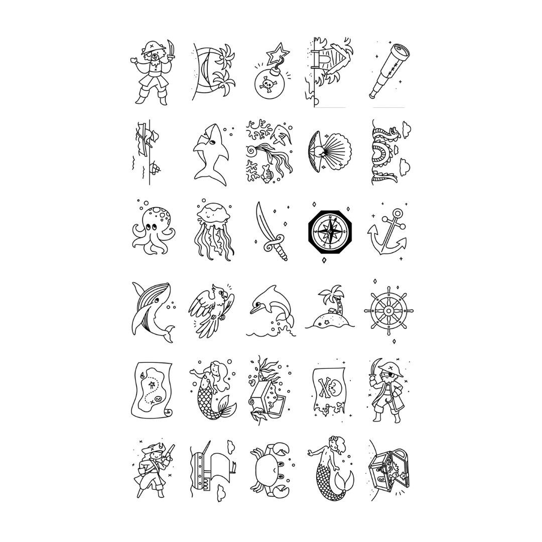 Refill KIDYDRAW-MINI Animals & Oceans - Tarjetas de Dibujo Adicionales