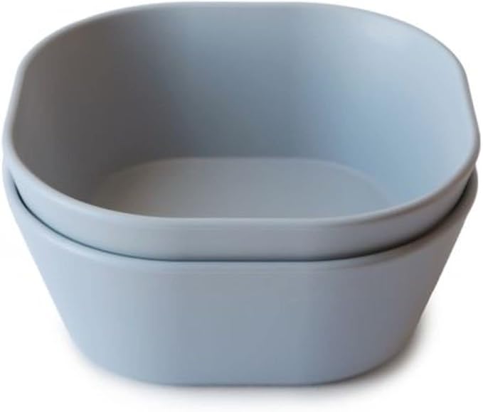 Pack de Dos Bols Cuadrados para Bebé – Azul