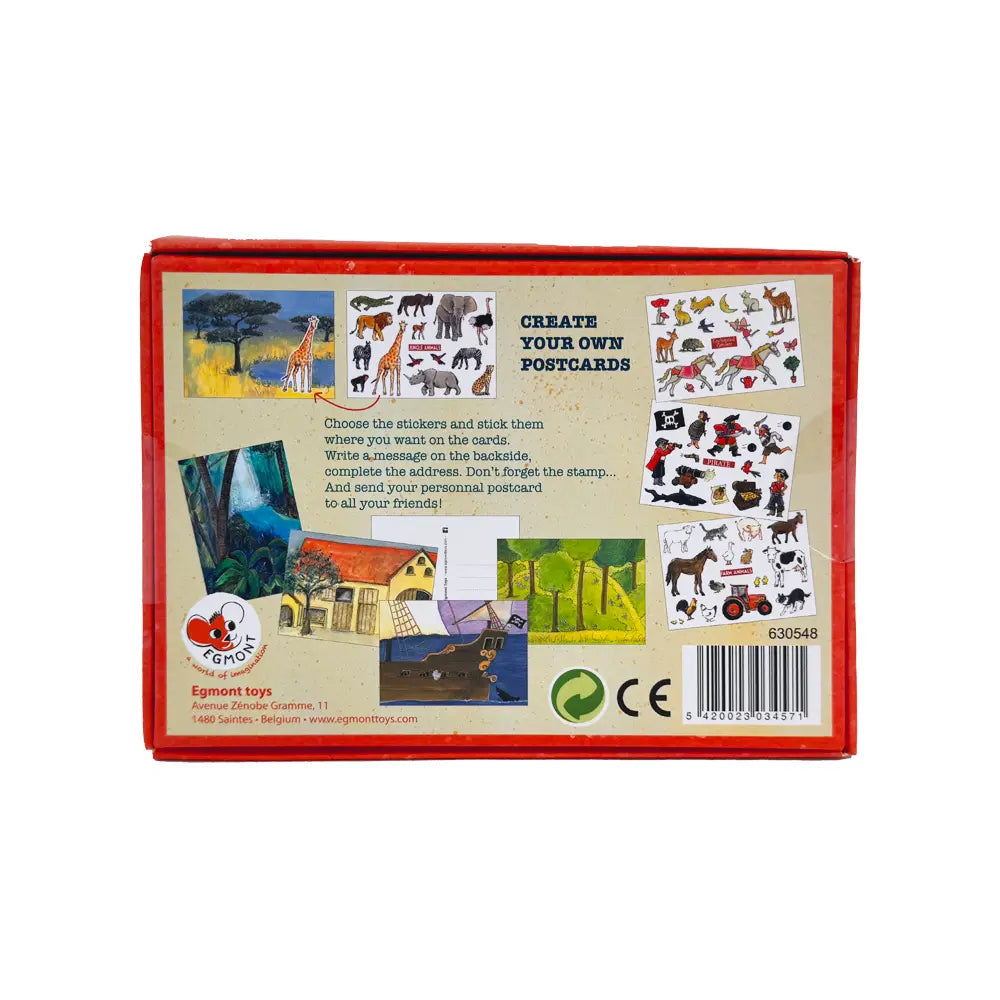 Egmont Toys Set de Postales Creativas con Adhesivos