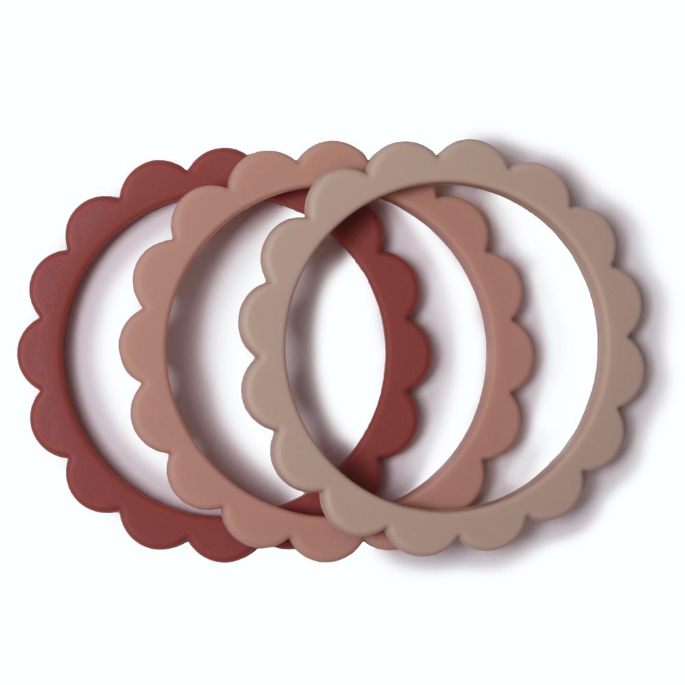 Set de 3 Mordedores de Pulsera – Flower