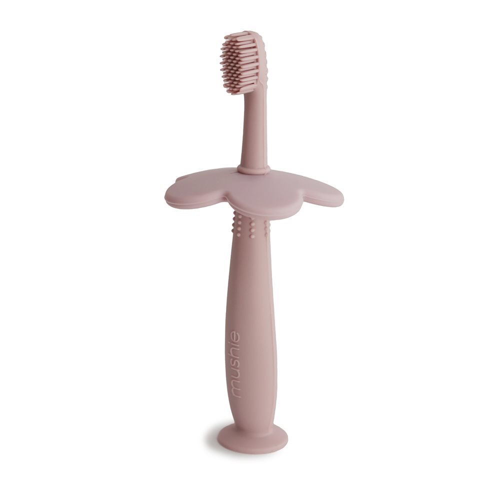 Cepillo de Dientes de Entrenamiento Flower – Muted Pink