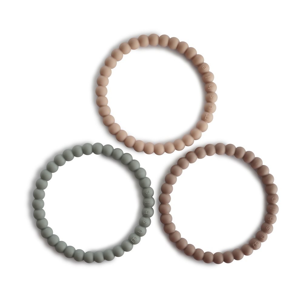 Set de 3 Mordedores de Pulsera de Perlas – Pearl