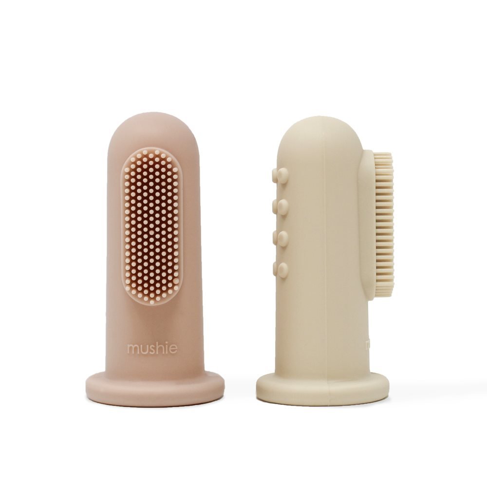 Cepillo de Dientes de Dedo Finger Toothbrush - Shifting Sand/Blush