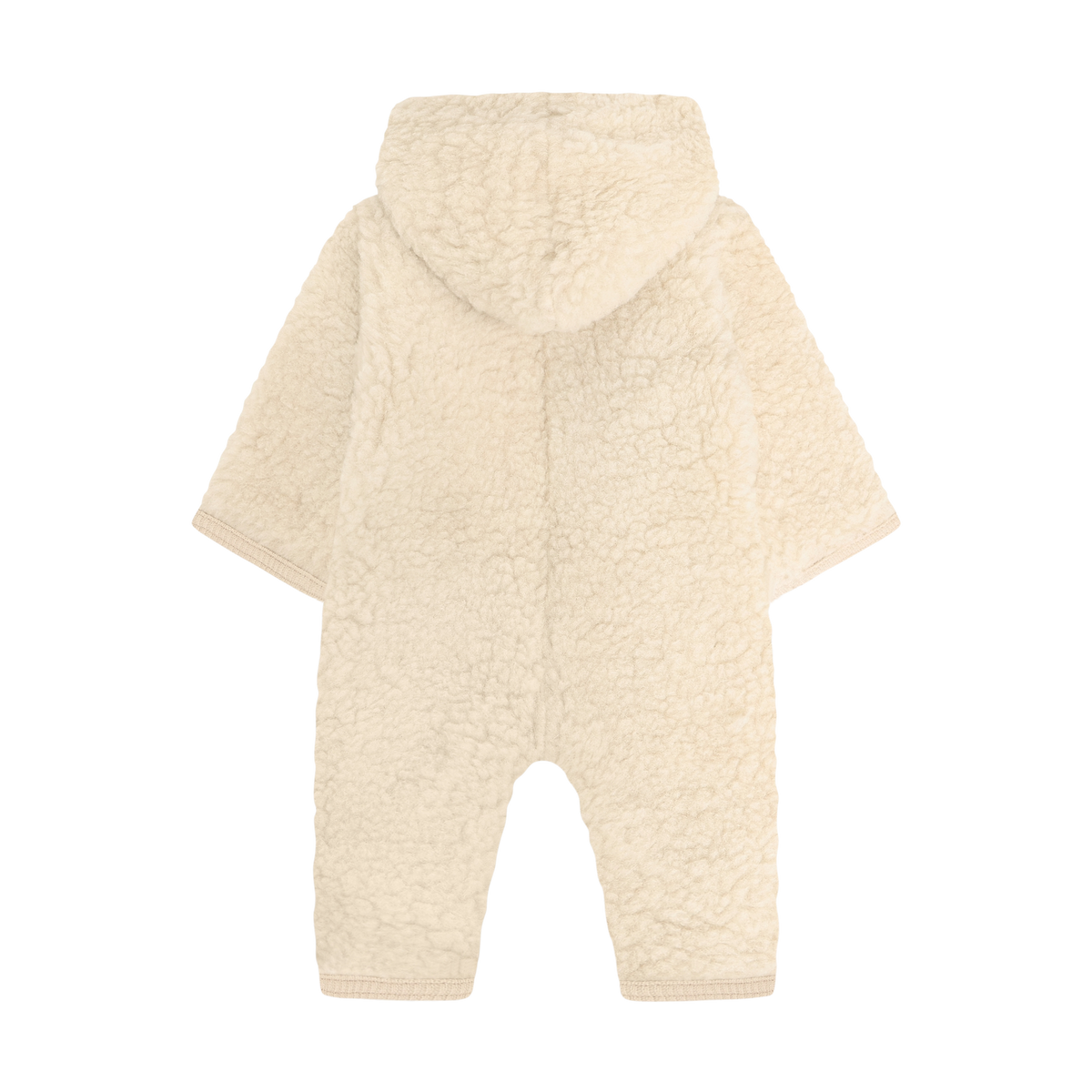 Mono de lana tipo peluche con forro Cement - HUTTEliHUT