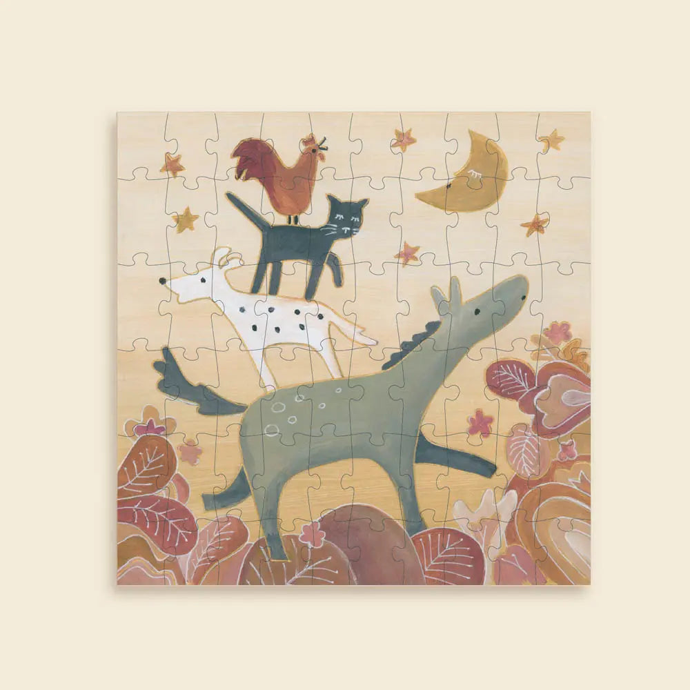 Egmont Toys Puzzle Músicos de Bremen 60 piezas