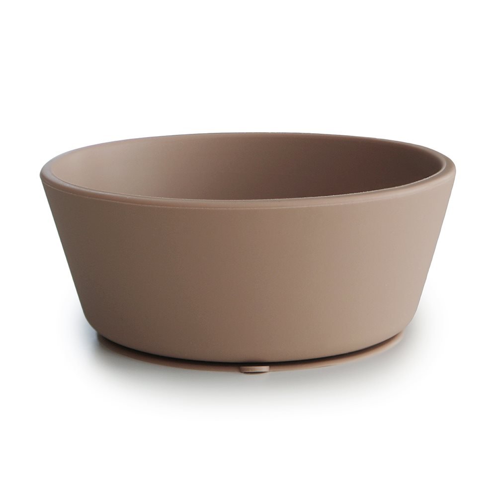 Bol de Silicona con Ventosa – Natural (Mate)