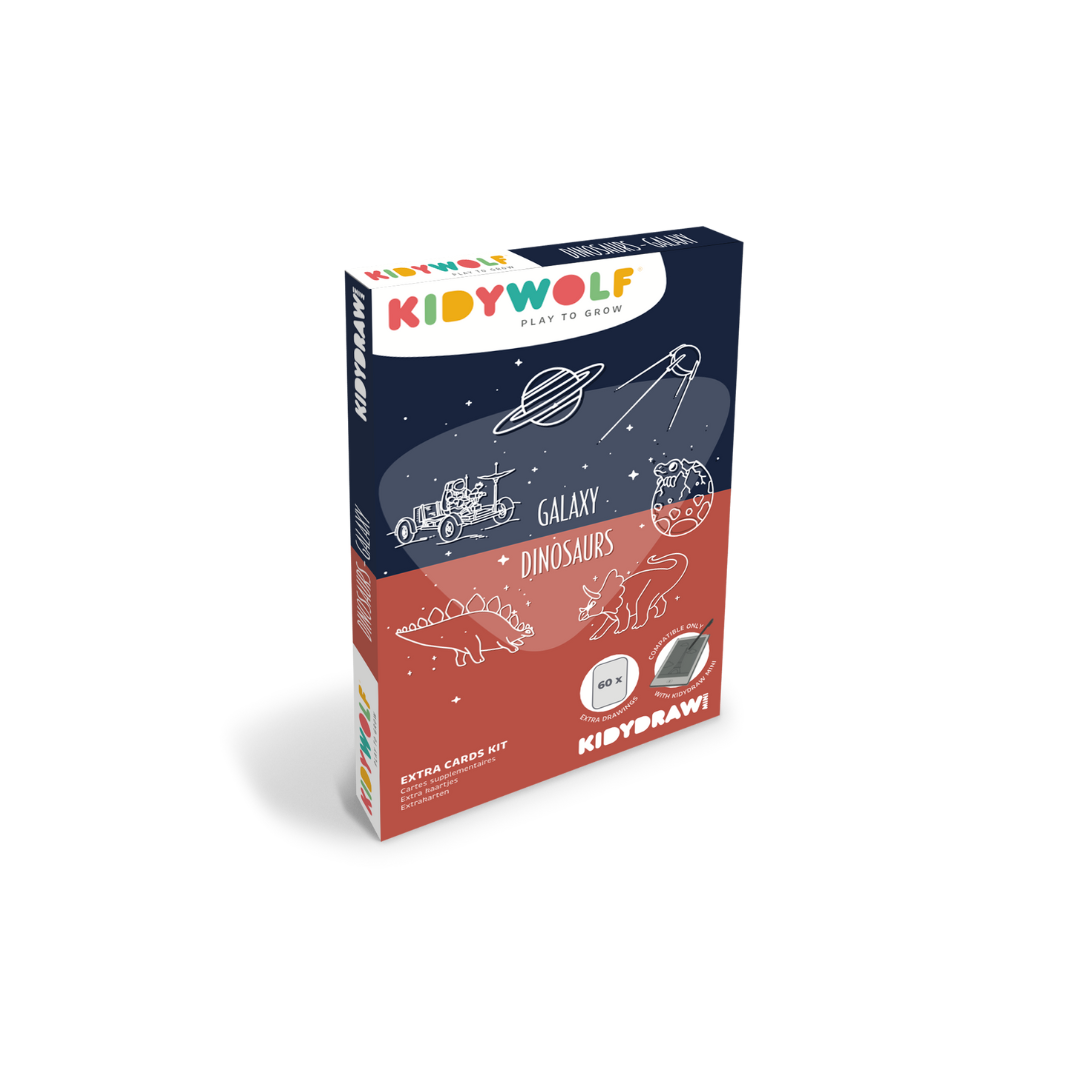 Refill KIDYDRAW-MINI Galaxy & Dinosaurs - Tarjetas de Dibujo Adicionales