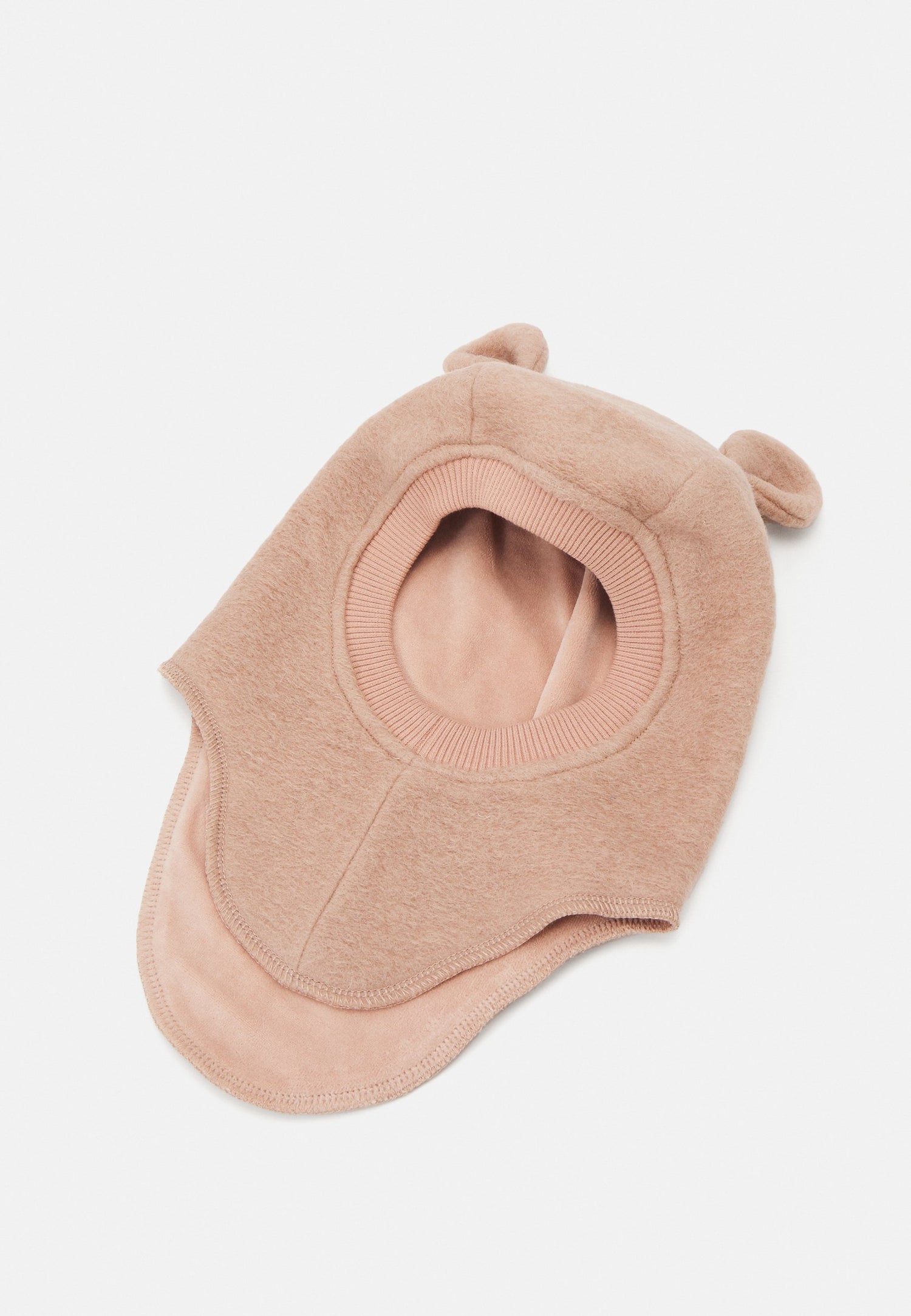 Pasamontañas Balaclava Ears Wool Rose Melange - Huttelihut