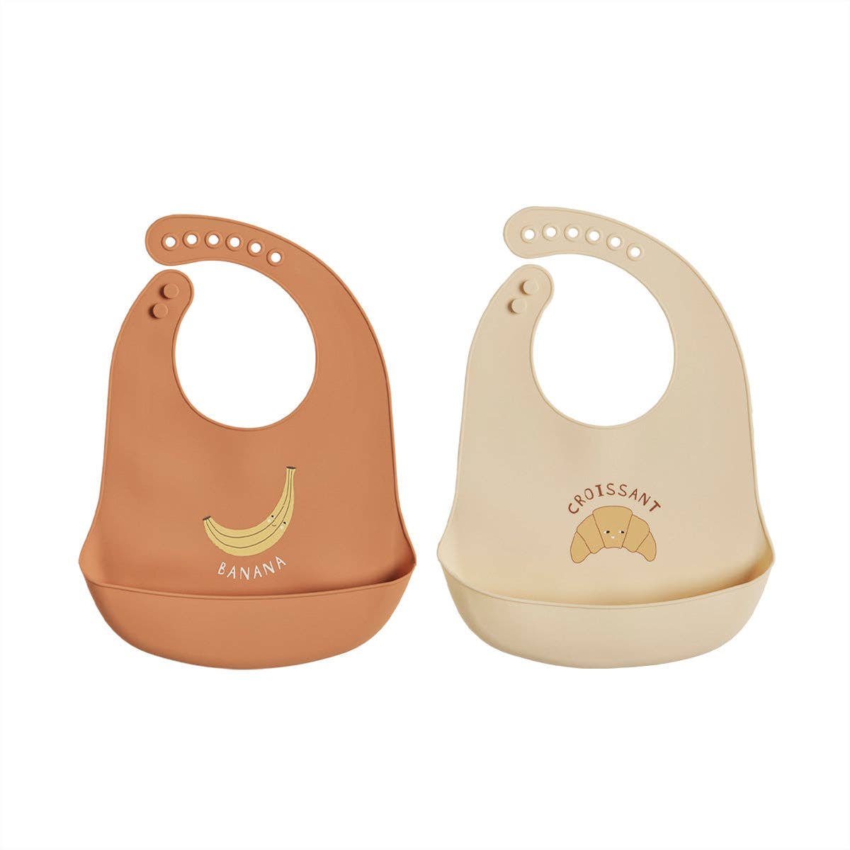Yummy Silicone Bib - Pack of 2