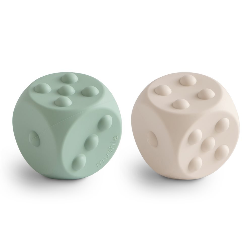 Juguete de Dados Dice Press Toy (Paquete de 2) - Cambridge Blue/Silver Sage