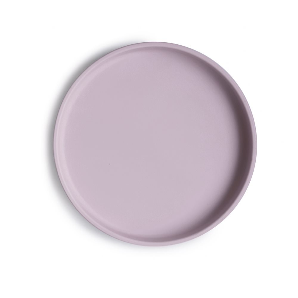 Plato de Silicona Clásico con Ventosa SOLID – Lilac