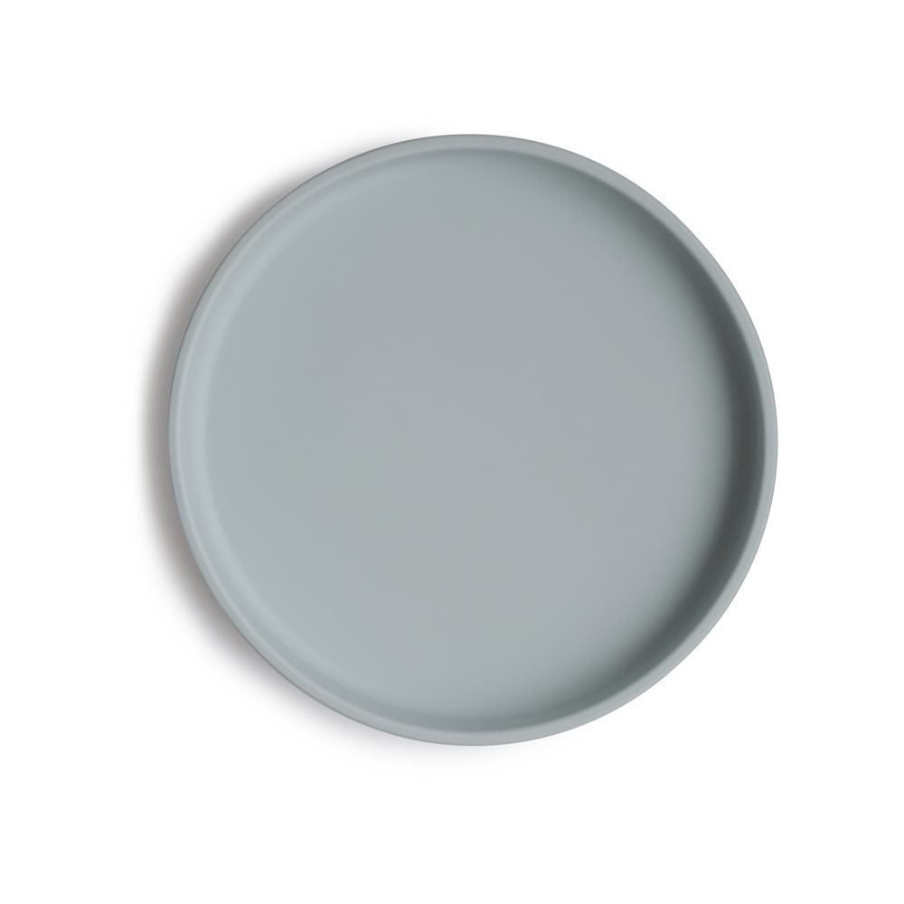 Plato de Silicona Clásico con Ventosa SOLID – Cloud