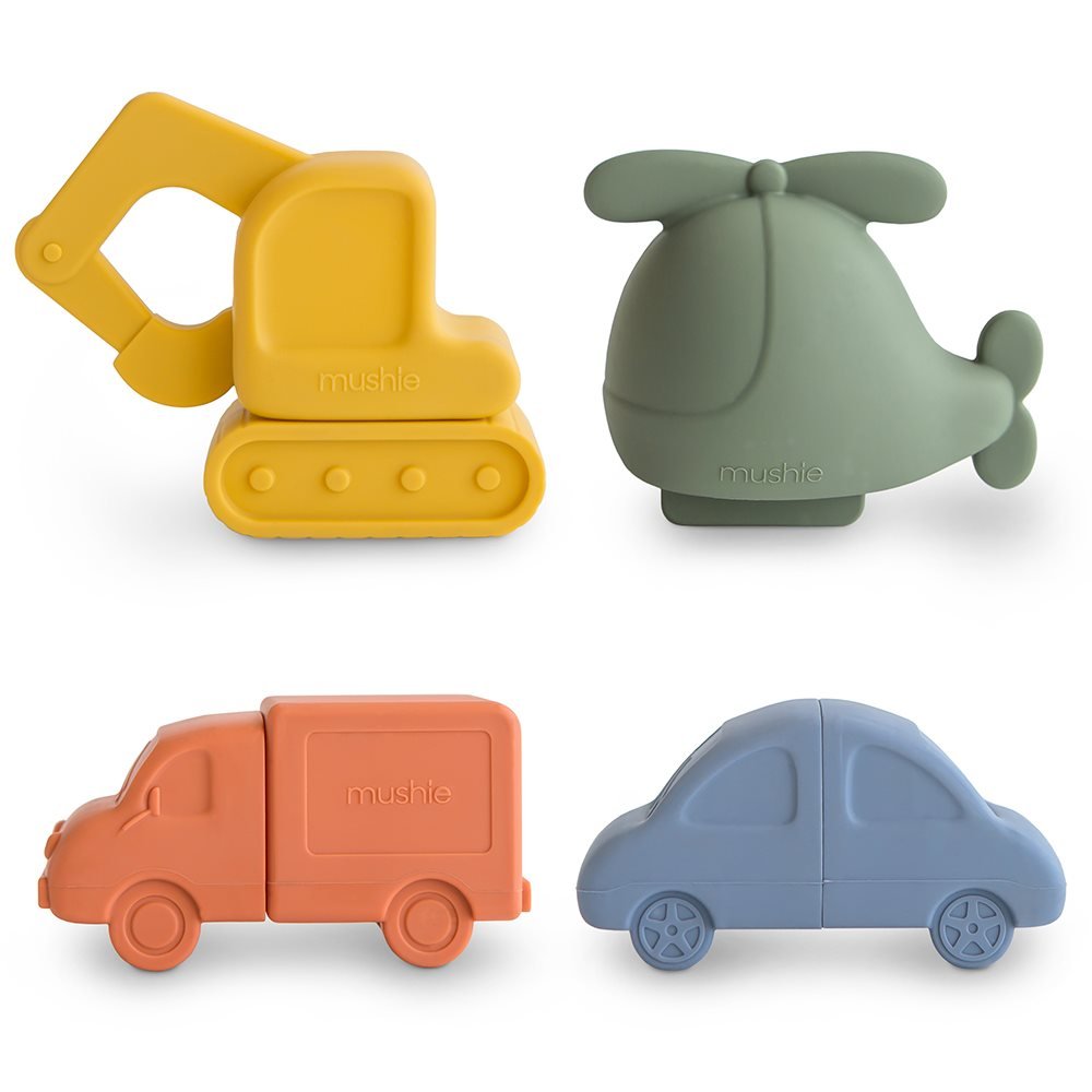 Set de Juguetes para el Baño Libre de Moho – Vehicles (Pack de 4)