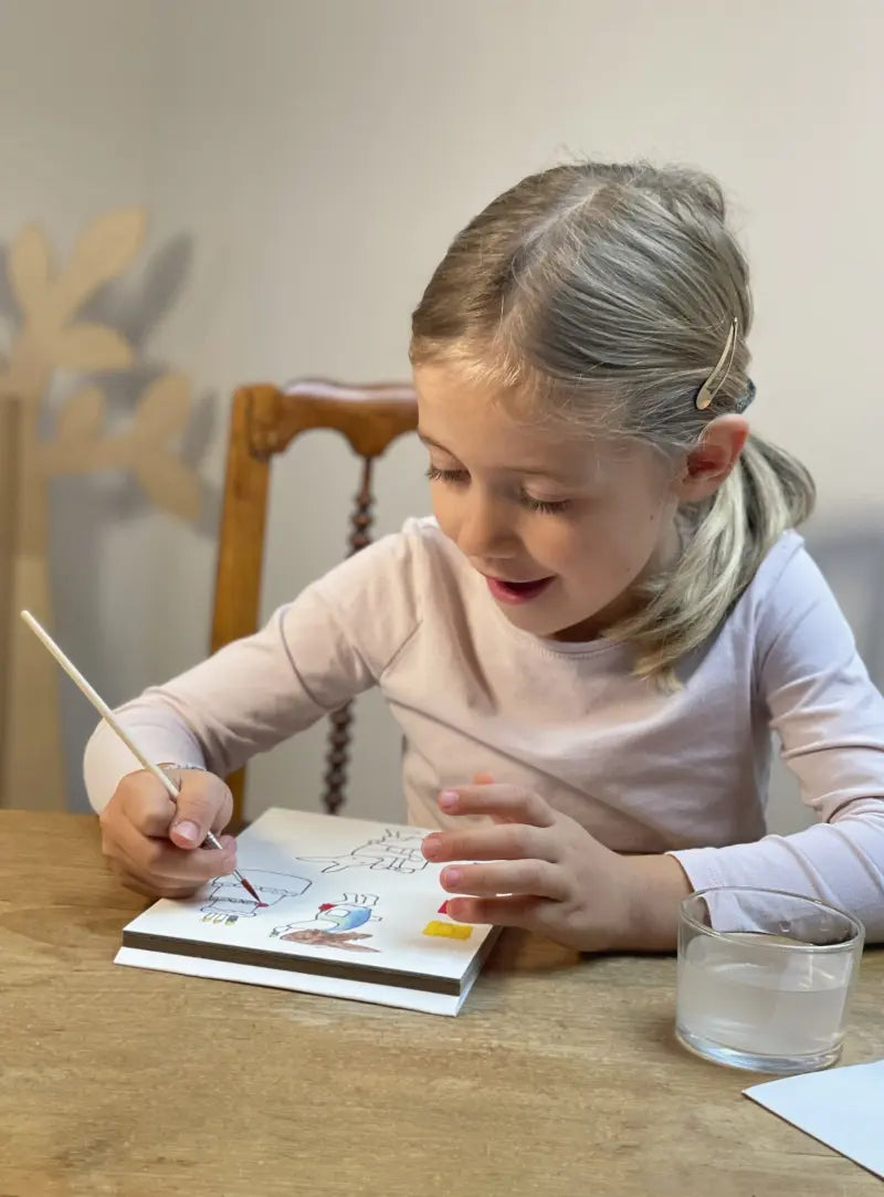 Set de 9 imanes para pintar Conejitos - Egmont Toys