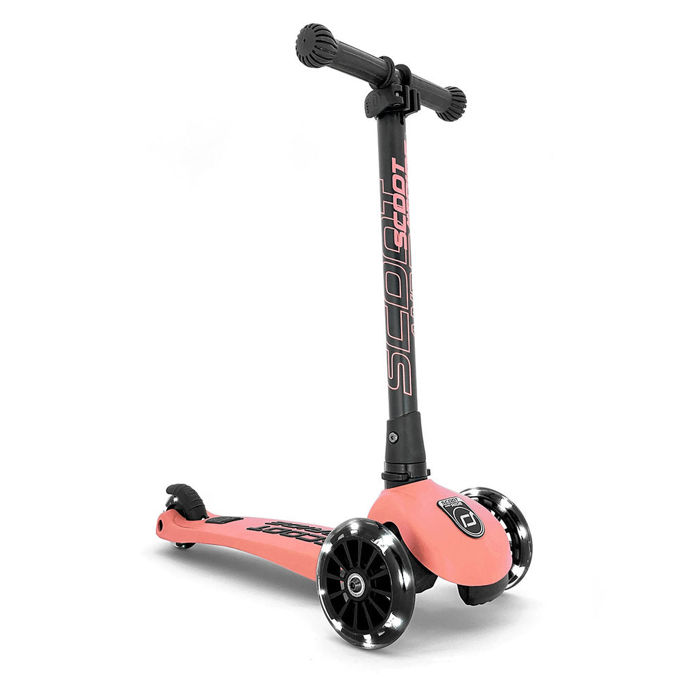 Patinete plegable Highwaykick 3 LED Peach - Scoot & Ride