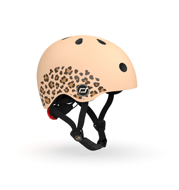 Casco de seguridad infantil LED XXS-S Leopard - Scoot & Ride