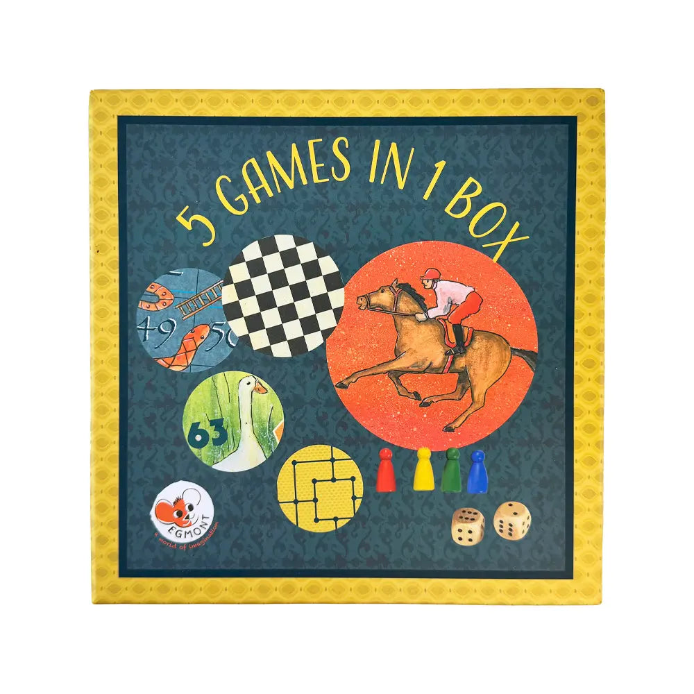 Egmont Toys 5 Juegos en 1 Caja