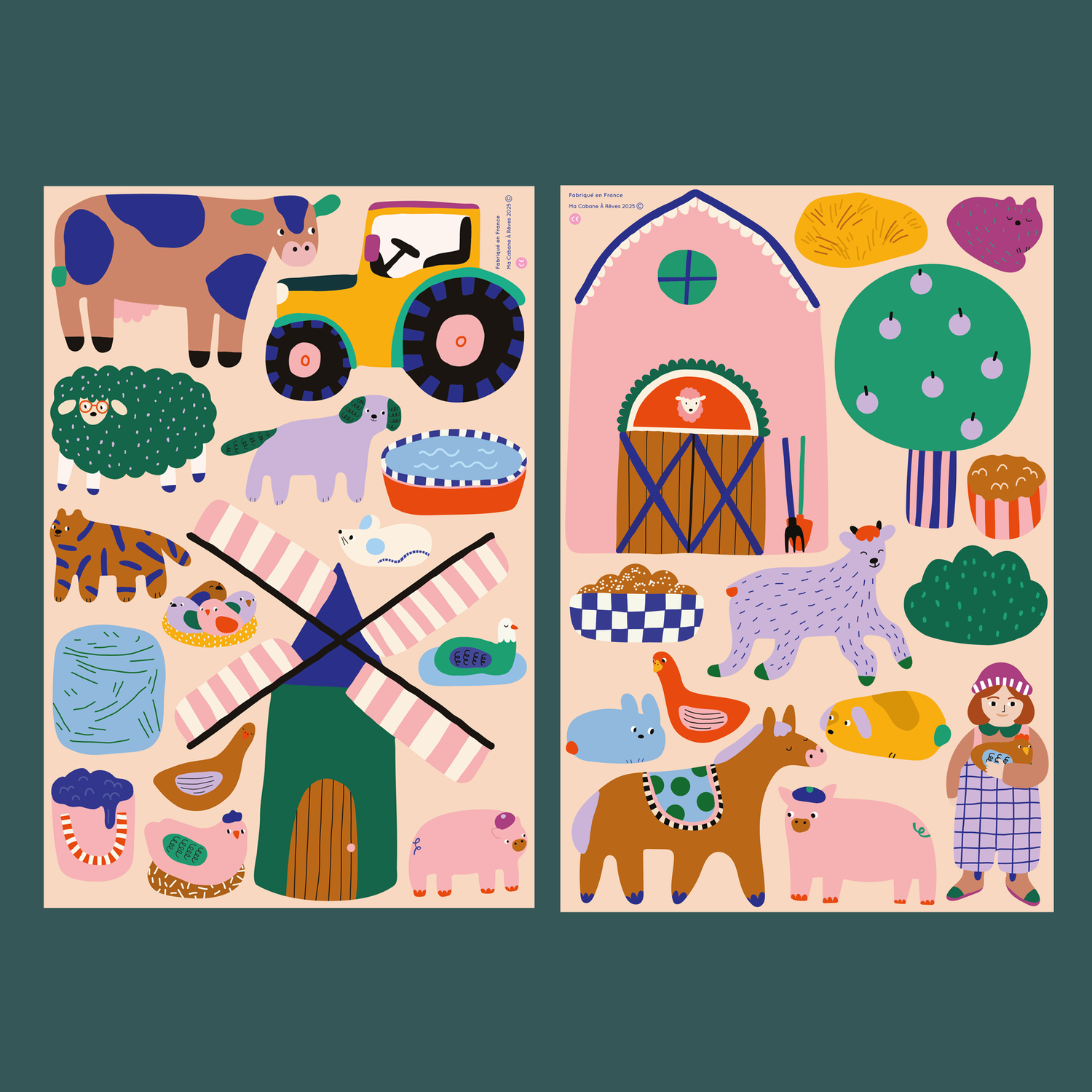 Juego magnético Granja