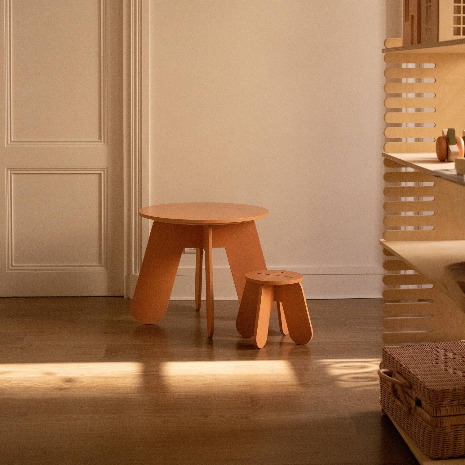 Mesa de madera para niños terra & combo: Terra natural