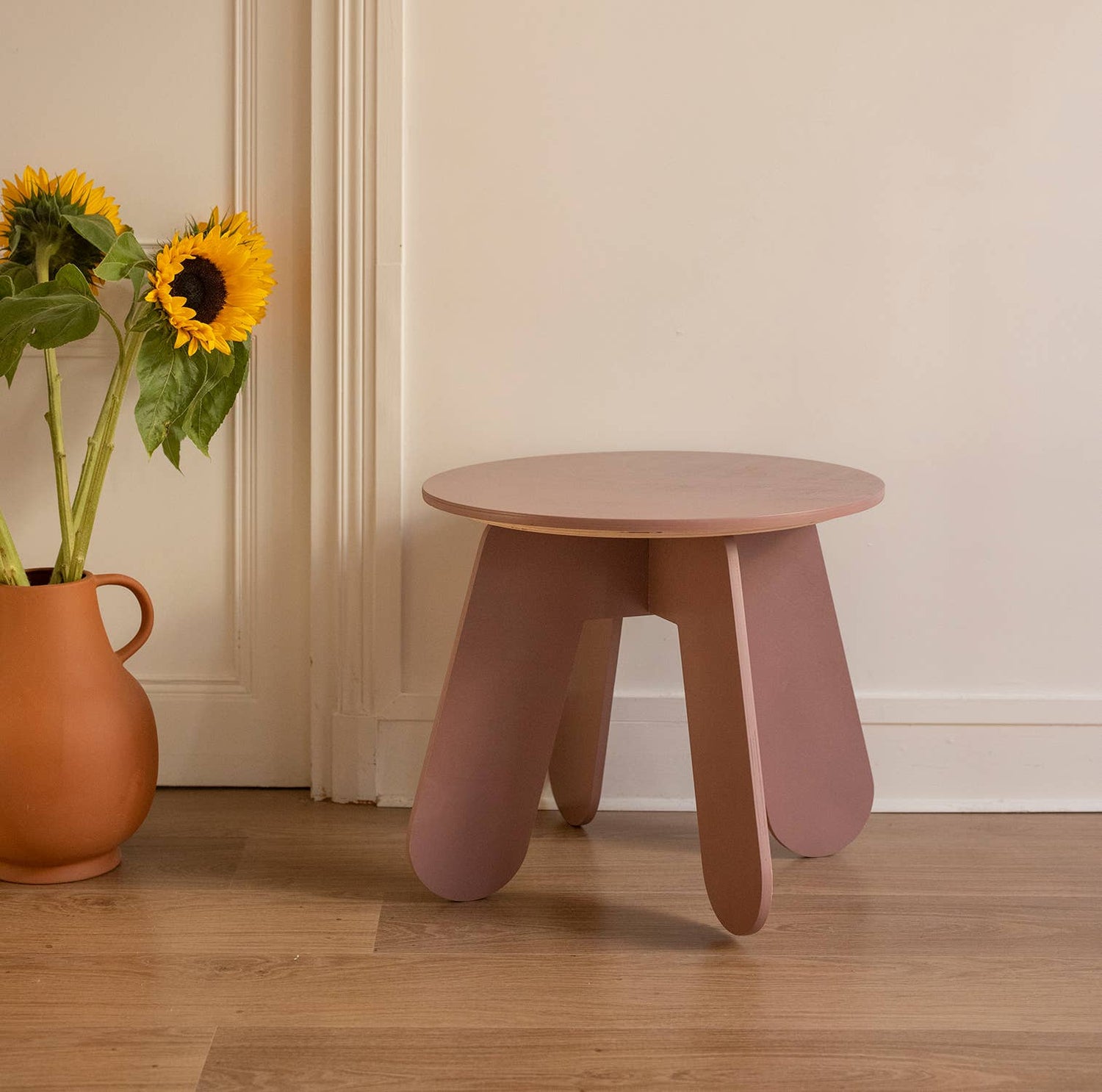 Mesa de madera para niños morada: Purple