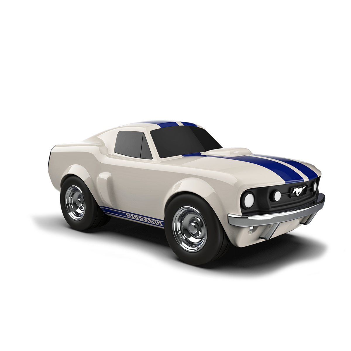 Pequeño coche de juguete Ford Mustang Beige