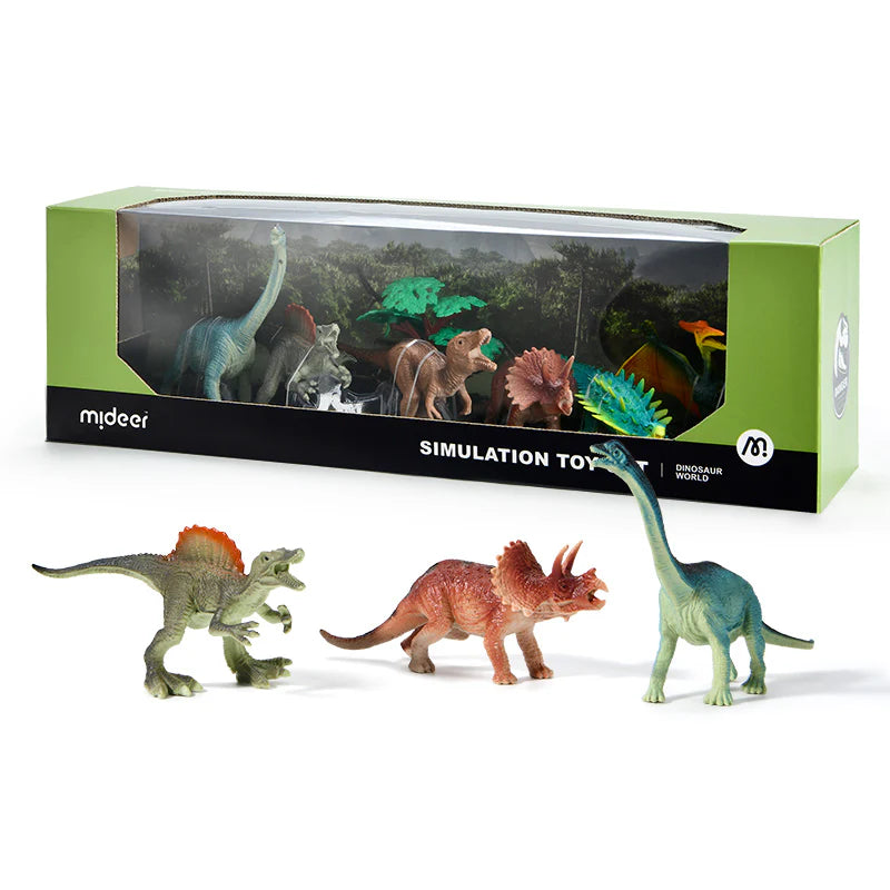 Set de 6 figuras y árbol – Mundo de Dinosaurios