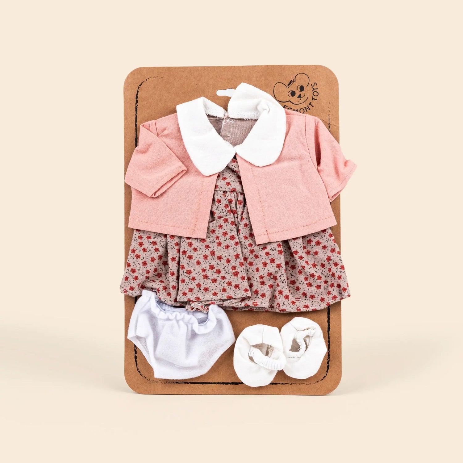 Egmont Toys Conjunto Vestido Floreado con Chaqueta Rosa