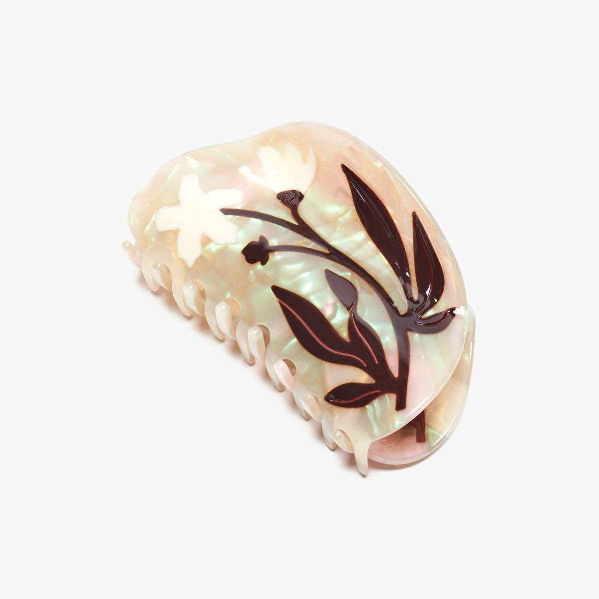 Accesorio de pinza para el pelo Bryony Floral XL Deep para mujer en color crema