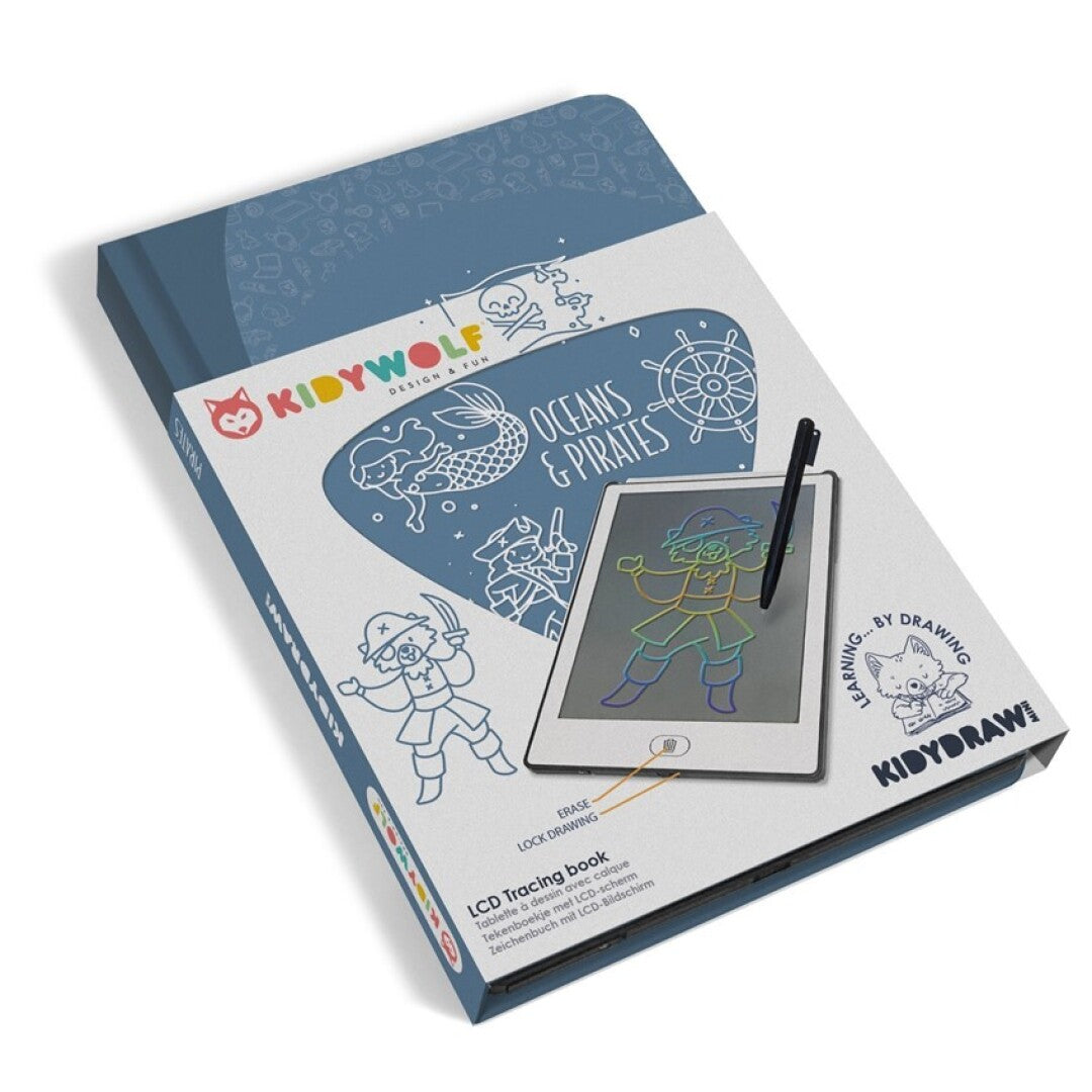 KIDYDRAW-MINI Ocean & Pirate - Tablet de Dibujo LCD Portátil