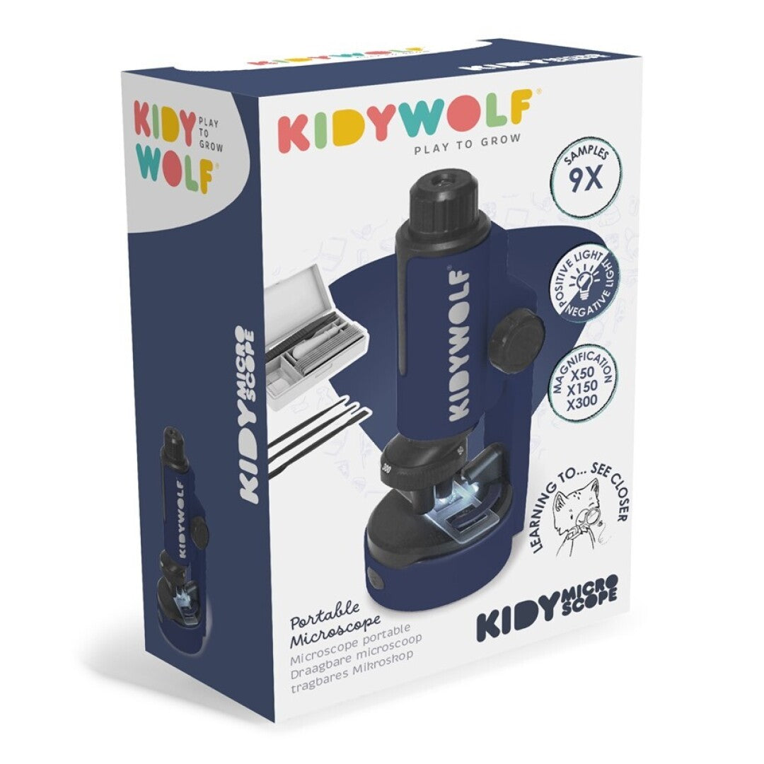KIDYMICROSCOPE - Microscopio Portátil Azul
